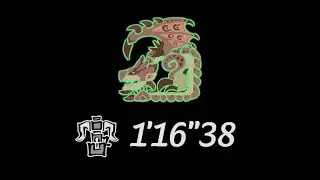 MHW:IB | Pink Rathian HBG Solo 1'16
