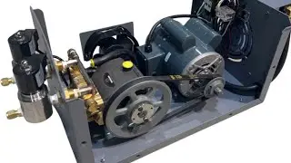 Misting System - Misting Pump System -Pulley Drive 1000psi. Order Online: www.PrecisionMist.com