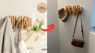 UMBRA PICKET 5 HOOKS: WALL HOOKS THAT HIDE AS ART AND ORGANIZE YOUR SPACE IN STYLE
