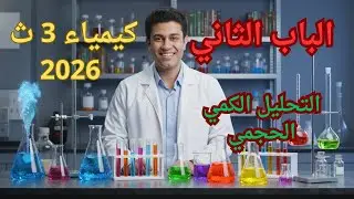 التحليل الكمي الحجمي - الباب الثاني - كيمياء 3 ثانوي 2026