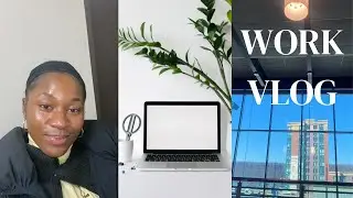mini vlog: work day as a software engineer, black woman in tech, home workouts