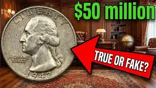 1942 Washington Quarter Value. Rare Silver Coin Worth Big Money. Mint Marks Errors and Price Guide