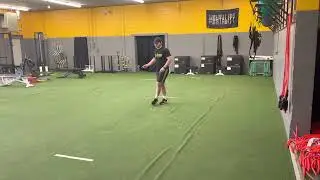 Lateral Run Step To Jump Back