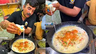 दूध में omlette बना डाला 🤮🤮 किसको खाना है 😱❌ || Street Food