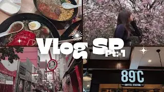 Vlog| Fui pra SP! Festival de cerejeiras, 89 coffee e bodogami| Pt1