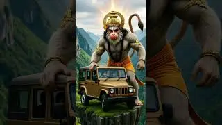 Divine Rescue: Lord Hanuman's Golden Bridge Miracle #trustonallah