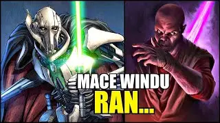 The ONLY Lightsaber Duel Mace Windu Ran Away From (Why It Was Wise)