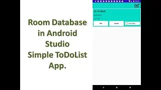 Android Studio Room Database