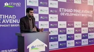 Our SSP, Mian Athar shared his thoughts during development briefing Etihad Pine Avenue #PineAvenue