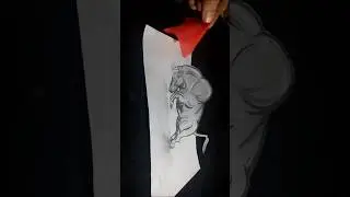 #3D #Bull #Fight #Optical #Illusion on Paper #kaifsketch #drawing #art #drawingtutorial #bullfight