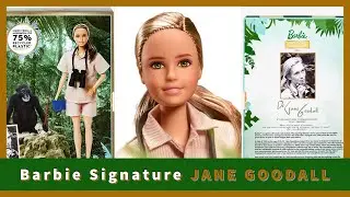 2022 ✅ JANE GOODALL Barbie doll 💚 Inspiring Women Series Barbie Signature doll collector
