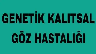 RETİNİTİS PİGMENTOSA VE STARGART G&Ouml;Z HASTALIĞI İ&Ccedil;İN G&Uuml;NCEL BİLGİLENDİRME