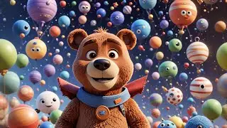 The Teddy Who Rode a Rocket 🧸🚀 | Fun Kids Story & Learning Video | Preschool Educational Content