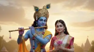 बंसी की धुन में राधा | Krishna Flute Love Song#RadhaKrishna#RadheShyam#KrishnaBhajan#DivineLove