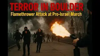 Flamethrower Terror: Chaos Erupts at Pro-Israel Rally in Boulder!