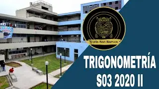 Trigonometr&iacute;a S03 - Razones Trigonom&eacute;tricas de &Aacute;ngulos Agudos - Pre San Marcos 2020 II &uml;Y&uml;📚🖥️