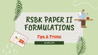 RSBK Paper 2: Formulation Hacks🌿