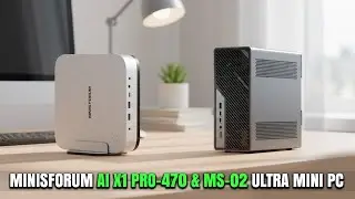 Выпущены мини-ПК Minisforum AI X1 Pro-470 и MS-02 с процессорами AMD Ryzen AI 400 и Intel Core Ul...