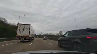 Driving in M25 toward London with Relaxing Music 🎶  / Drive With Me