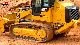 AWESOME RC TRUCK ACTION CATERPILLAR I LIEBHERR I VOLVO at the Construction Site