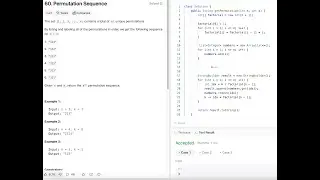 LeetCode: 60. Permutation Sequence(Golang & Java)