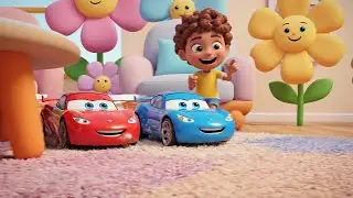 Six Little Toy Cars Zoom Zoom Zoom | Nursery Rhymes for Kids & Baby Songs
