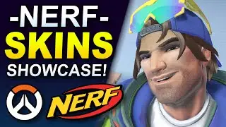 WSZYSTKIE SK&Oacute;RKI w grze! - Pokaz wsp&oacute;łpracy Overwatch 2 x NERF