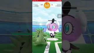 Pokemon Go - Tier 1 Gothita Raid solo w/ lv 36 - Tyranitar vs. Gothita
