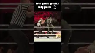 😲OMG Seth Rollins attacks Cody Rhodes before the match started at a WWE Live Event🔥😲🥲#wwe #shorts
