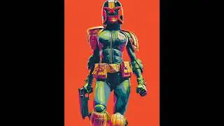 #judgedredd #popart #ai #judge #comics