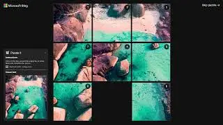 AI Solves Microsoft Bing Slide Puzzle  (ASMR)