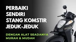 Cara Mengatasi Komstir Oblak Jeduk Jeduk Motor Honda Genio #Komstir