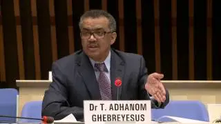 WHO: Dr Tedros Adhanom Ghebreyesus at the Director-General candidates forum