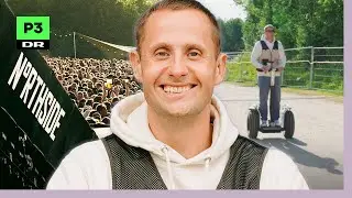 Med Benjamin Hav på segway-tur backstage på NorthSide!