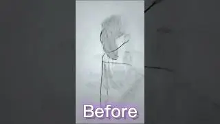 A girl ties her shoes sketch || @manahilglitters4716 || #drawing #sketch #viral