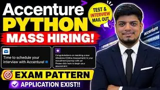 🔥Accenture 2026 MASS Hiring (Python Test/Interview Out) | Accenture Exam Pattern 2026 & Process