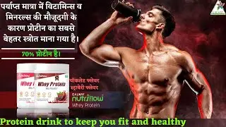 Galway Nutriflow Whey Protein Mix Powder Chocolate Flavour & Strawberry Flavour||Glaze Trading india