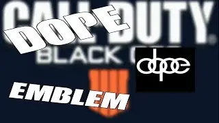 COD BO4 EMBLEM TUTORIAL - DOPE