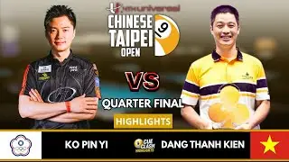 Ko Pin Yi VS Dang Thanh Kien | Quarter Final | 2026 Chinese Taipei Open Pool #highlights