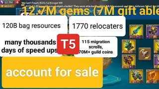 A T5 account for sale, lords mobile 