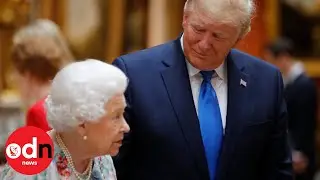 The Queen shows President Trump and Melania US artefacts from the Royal Collection