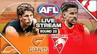GWS Giants vs Sydney Swans | AFL Round 20, 2025 Live Watch Along