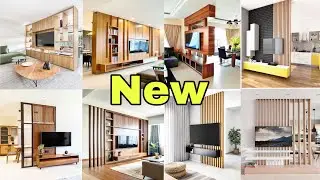 Latest TV Unit Design & wall Partition Design 2025 |Stylish Living Room Design |Home interior design