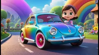 The Magical Rainbow Car + More | Color Adventure Learning for Kids