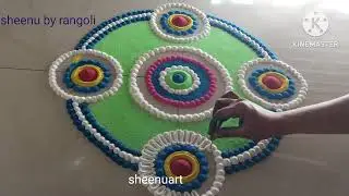 Big Beautiful Rangoli Design