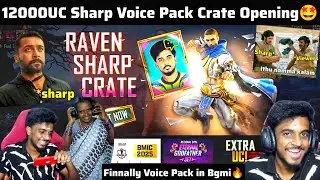 Finally Ravensharp Voice Pack is available in BGMI🔥| Mummy Surprised😍| Must Watch💯 #ravensharp