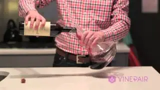 How To Decant A Bottle Of Wine Fast | VinePair Pro Tips