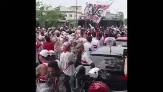 Protesto da torcida do S&atilde;o Paulo !
