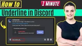 How to underline in discord 2026 | How to 1 minute