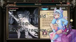 King's Raid - Siegfried Raid Stage 9 Gremory [100% WR]